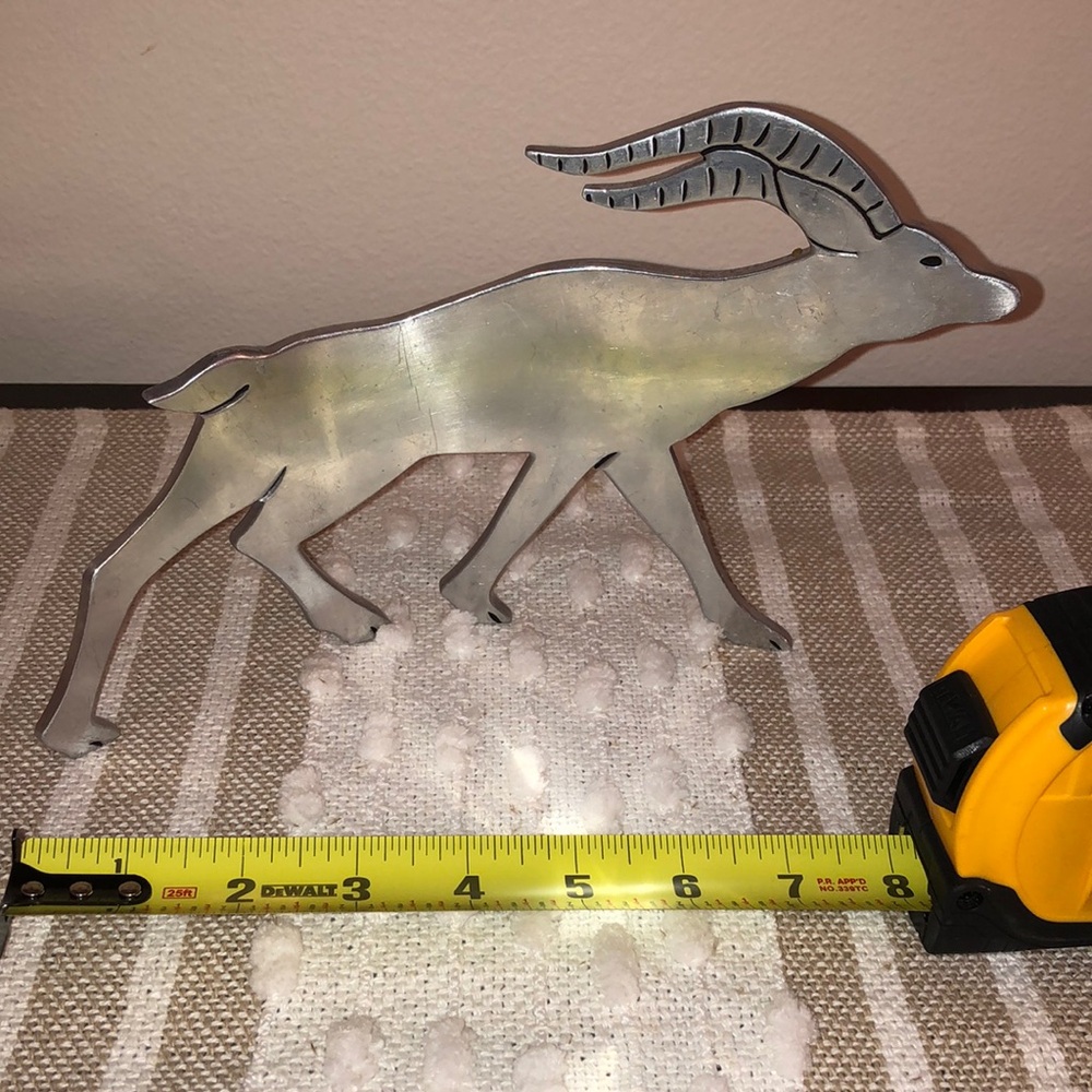 Hallmark Vintage Curved Aluminum Antelope